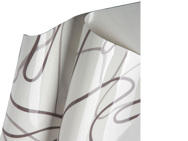 Pellicola per soffitto in PVC bianco lucido-10