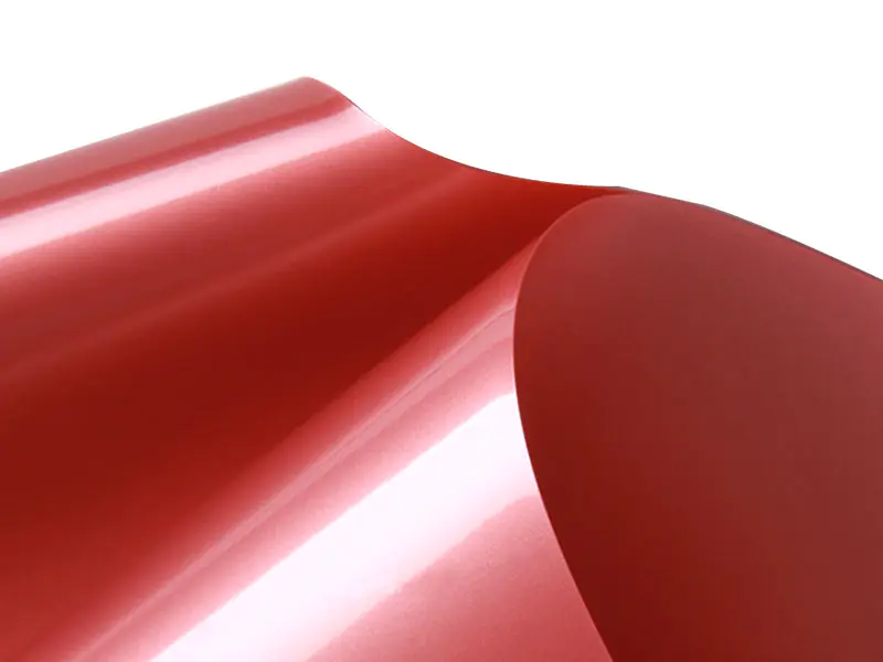 Pellicola per soffitto teso in PVC rosso-12